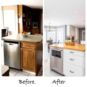 kitchen before and after