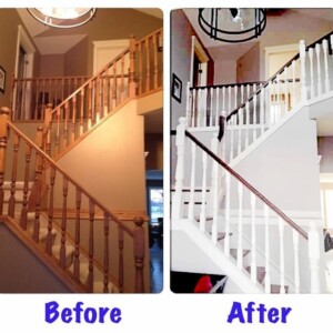 stairwell before and after pic 3